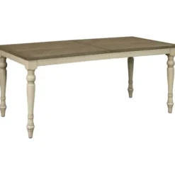 Dining Tables-Kirkland's Home Brown And Ivory Martha Stewart Dining Table Brown/Ivory