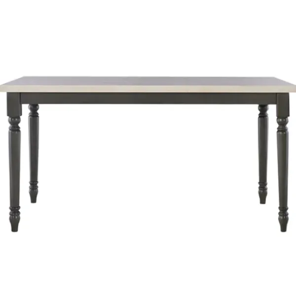 Dining Tables-Kirkland's Home Brown And White Traditional Dining Table Brown/White