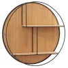Shelves-Kirkland's Home Brown Bamboo Modern Wall Shelf