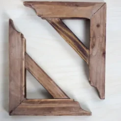 Shelves-Kirkland's Home Brown Corbel Shelf Brackets, Set Of 2