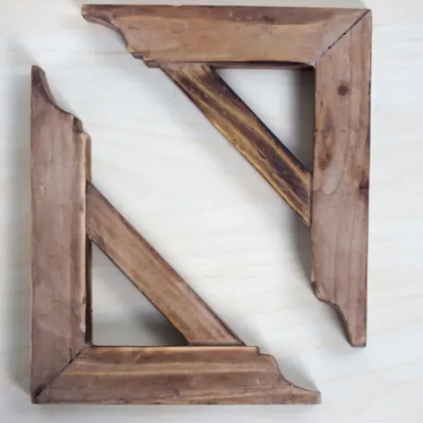 Shelves-Kirkland's Home Brown Corbel Shelf Brackets, Set Of 2