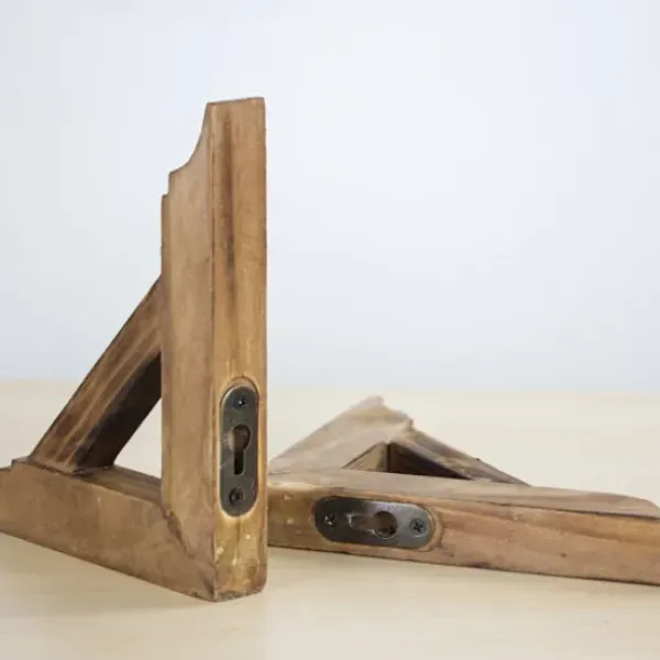 Shelves-Kirkland's Home Brown Corbel Shelf Brackets, Set Of 2