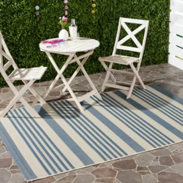 Outdoor Rugs-Kirkland's Home Brown Diamond Chevron Outdoor Area Rug, 7X9 Brown/Tan
