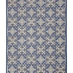 Outdoor Rugs-Kirkland's Home Brown Floral Medallion Outdoor Area Rug, 5X7 Brown/Multi