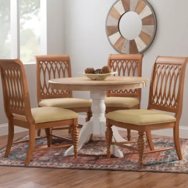 Dining Chairs-Kirkland's Home Brown Hollywood Regency Dining Chairs, Set Of 2 Tan