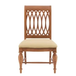 Dining Chairs-Kirkland's Home Brown Hollywood Regency Dining Chairs, Set Of 2 Tan