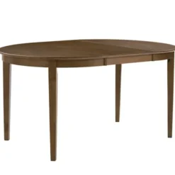 Dining Tables-Kirkland's Home Brown Leaf Wooden Dining Table