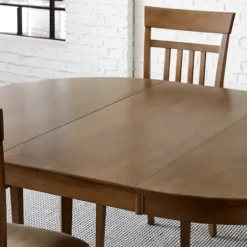 Dining Tables-Kirkland's Home Brown Leaf Wooden Dining Table