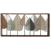 Wall Plaques-Kirkland's Home Brown Metal And Wood Leaves Wall Plaque Brown/Black