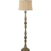 Floor Lamps-Kirkland's Home Brown Rodan Floor Lamp Ivory
