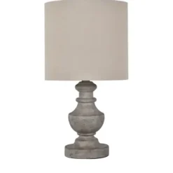 Table Lamps-Kirkland's Home Brown Wash Table Lamp Ivory