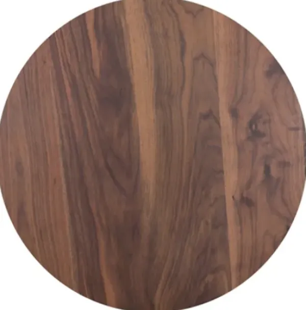 Dining Tables-Kirkland's Home Brown Wood And Black Metal Bistro Dining Table