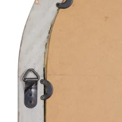 Decorative Mirrors-Kirkland's Home Brown Wood And Glass Arched Windowpane Mirror