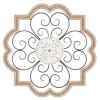 Wall Plaques-Kirkland's Home Brown Wood And Metal Farmhouse Wall Plaque Brown/White/Black