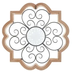 Wall Plaques-Kirkland's Home Brown Wood And Metal Farmhouse Wall Plaque Brown/White/Black