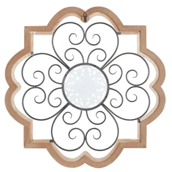 Wall Plaques-Kirkland's Home Brown Wood And Metal Farmhouse Wall Plaque Brown/White/Black