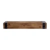 Shelves-Kirkland's Home Brown Wood And Metal Shelf, 24 In.