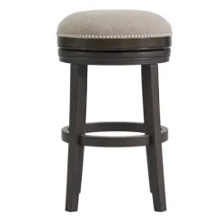Bar Stools & Counter Height Stools-Kirkland's Home Brown Wood Backless Swivel 2-Pc. Bar Stool Set Gray