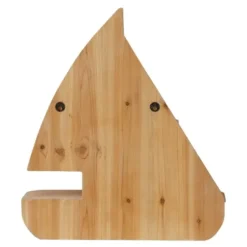 Shelves-Kirkland's Home Brown Wood Sailboat Wall Shelf
