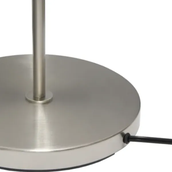 Floor Lamps-Kirkland's Home Brushed Nickel Floor Lamp Gray