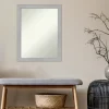 Framed Mirrors-Kirkland's Home Brushed Nickel Modern Decorative Framed Mirror