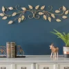 Wall Plaques-Kirkland's Home Brushed Over The Door Scroll Wall Plaque Gold