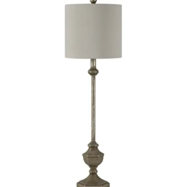 Buffet Lamps-Kirkland's Home Brushed Pewter Buffet Lamps, Set Of 2 Gray