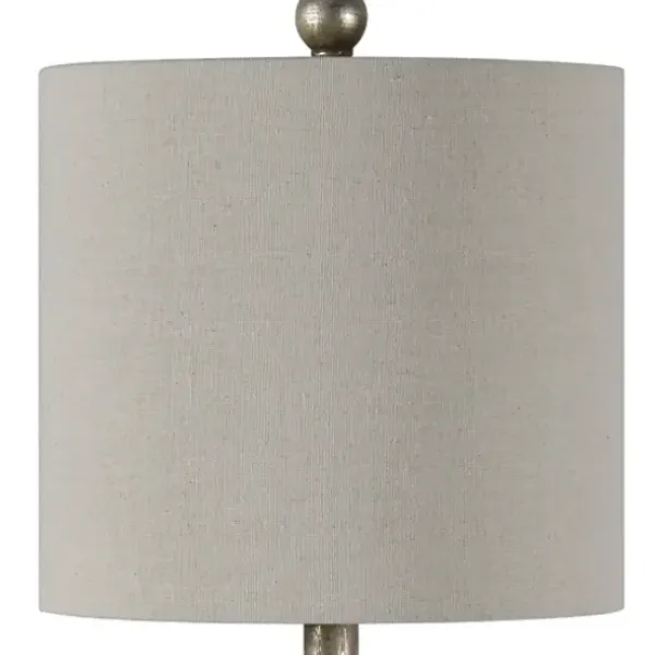 Buffet Lamps-Kirkland's Home Brushed Pewter Buffet Lamps, Set Of 2 Gray