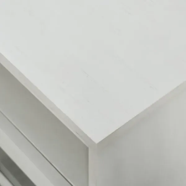Tv Stands & Media Consoles-Kirkland's Home Brushed Window Pane Tv Stand White