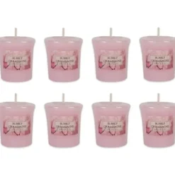 Candles-Kirkland's Home Bubbly Champagne Votive Candles, Set Of 8 Pink