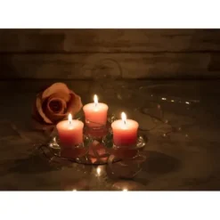 Candles-Kirkland's Home Bubbly Champagne Votive Candles, Set Of 8 Pink
