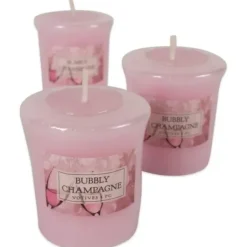 Candles-Kirkland's Home Bubbly Champagne Votive Candles, Set Of 8 Pink