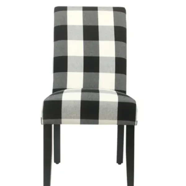 Dining Chairs-Kirkland's Home Buffalo Check Dining Chairs, Set Of 2 Black