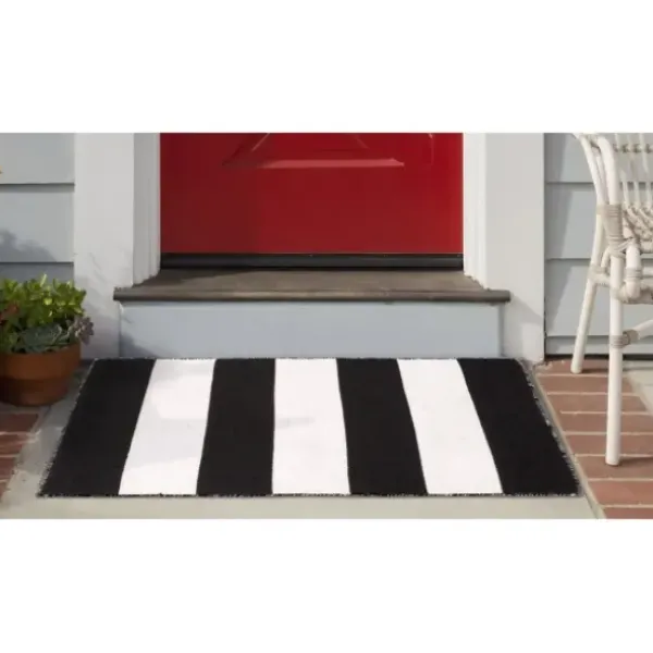 Outdoor Rugs-Kirkland's Home Buffalo Check Outdoor Area Rug, 3X5 Gray