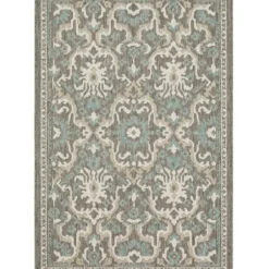 Outdoor Rugs-Kirkland's Home Buffalo Check Outdoor Area Rug, 7X10 Gray