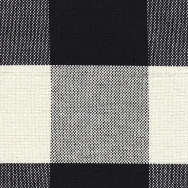 Accent Chairs-Kirkland's Home Buffalo Check Swoop Accent Chair Black