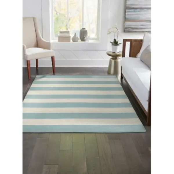 Outdoor Rugs-Kirkland's Home Buffalo Plaid Indoor/Outdoor Area Rug, 2X7 Gray