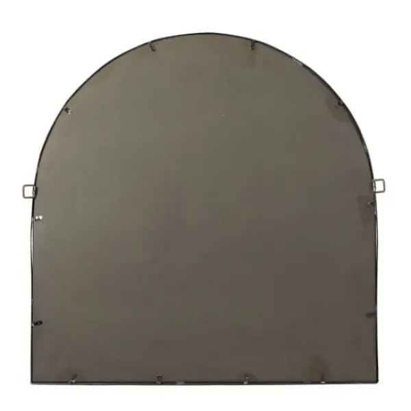 Decorative Mirrors-Kirkland's Home Burnt Iron Metal Curve Overlay Arched Mirror
