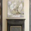 Canvas Art-Kirkland's Home Burst Of Spring Gold Canvas Art Print Gold/White/Gray
