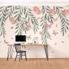Wall Murals & Wall Decals-Kirkland's Home Butterfly Garden Peel And Stick Wall Mural Pink/Green