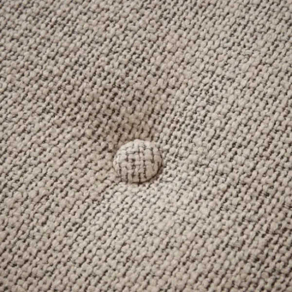 Benches & Ottomans-Kirkland's Home Button Tufted Wood Bench Tan