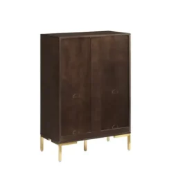 Bookshelves-Kirkland's Home Cadence Gold Record Storage Bookcase With Speaker