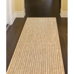 Outdoor Rugs-Kirkland's Home Cafe Geo Lattice Outdoor Area Rug, 7X9 Brown