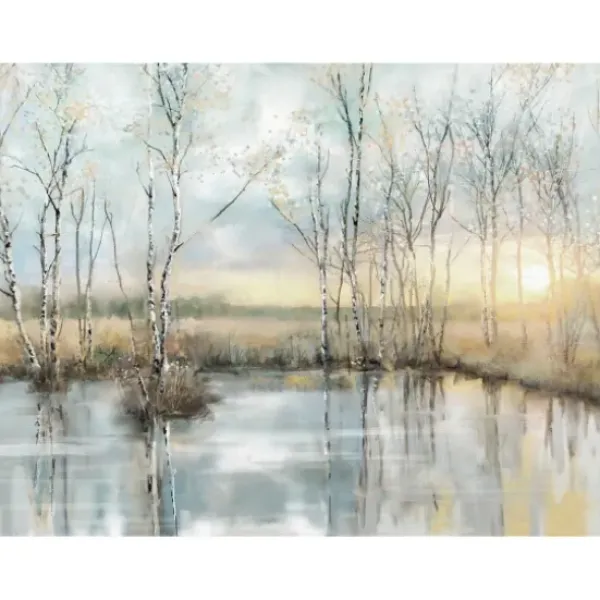Canvas Art-Kirkland's Home Calm Reflection Canvas Art Print Blue