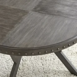 Coffee Tables-Kirkland's Home Calvert Round Coffee Table Gray