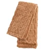 Blankets & Throws-Kirkland's Home Camel Fluffy Faux Fur Cotton Throw Brown