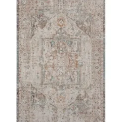 Outdoor Rugs-Kirkland's Home Camel Leopard Border Outdoor Area Rug, 5X7 Tan