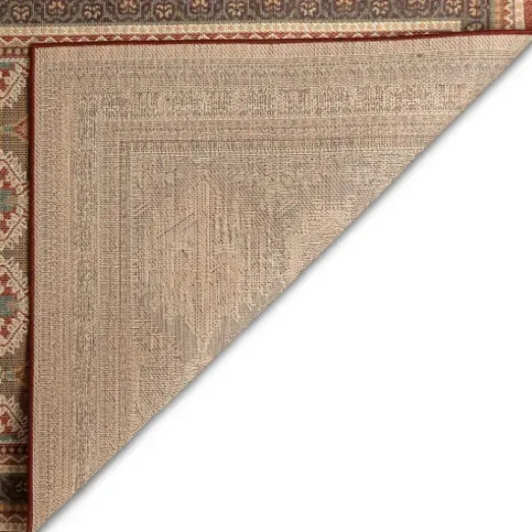 Outdoor Rugs-Kirkland's Home Camel Linear Sundry Outdoor Area Rug, 6X9 Tan