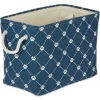 Baskets & Boxes-Kirkland's Home Camel Rustic Leather Magazine Rack Basket Brown