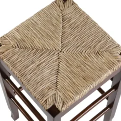 Bar Stools & Counter Height Stools-Kirkland's Home Cappuccino Wooden Counter Stool Brown